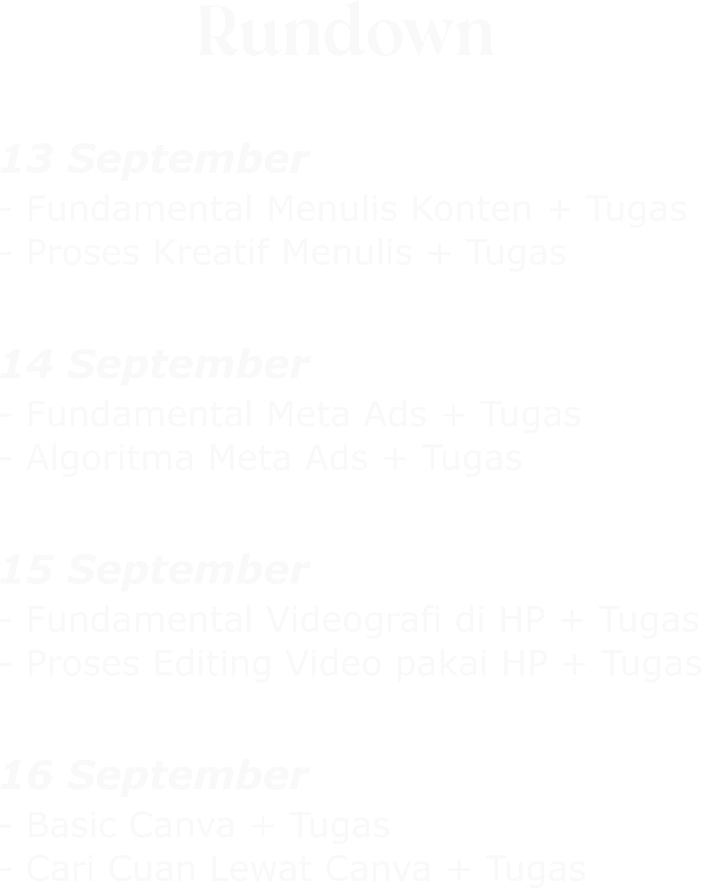 Rundown